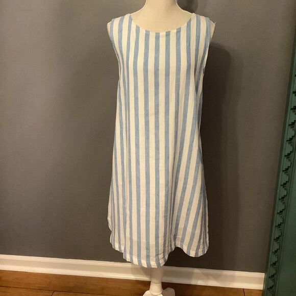 BeachLunchlounge Striped Sleeveless Dress XL - Picture 1 of 4